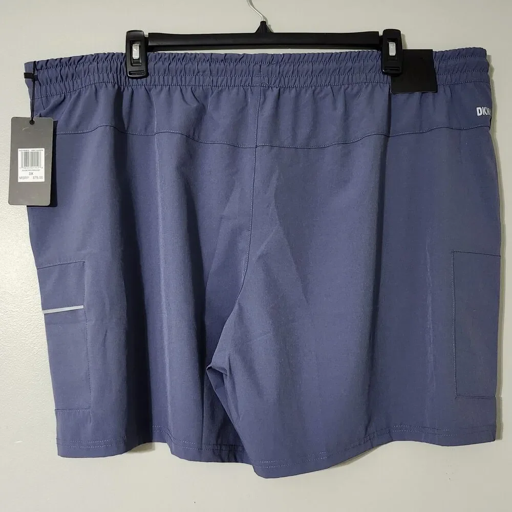 DKNY Sport Activewear Shorts - Night Shadow Blue - Size 3X (NWT)
